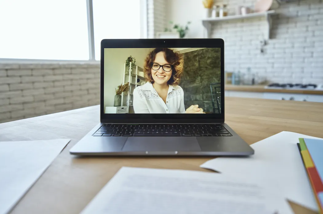 Virtual executive coaching session