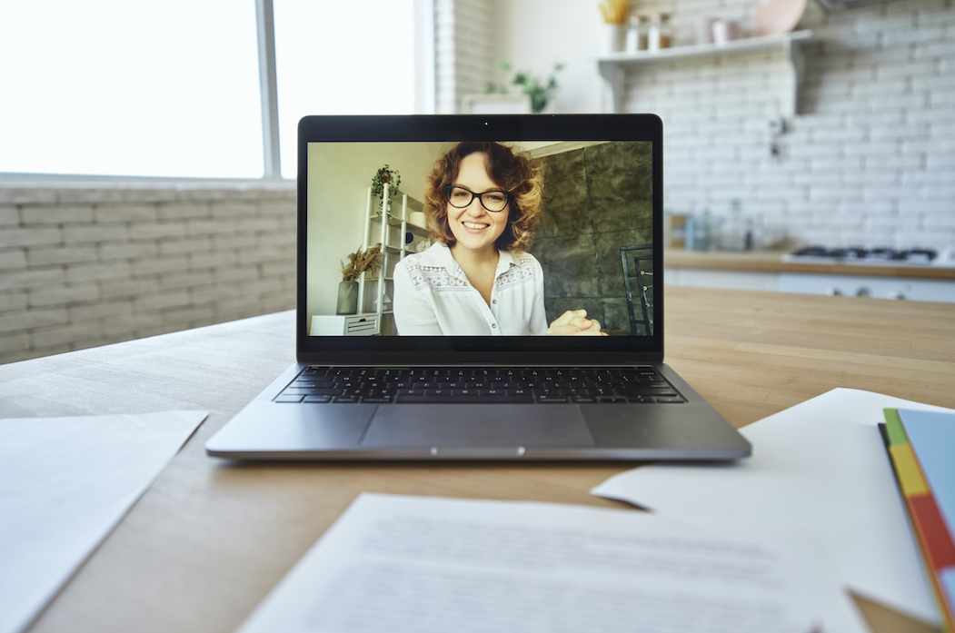 Virtual coaching session