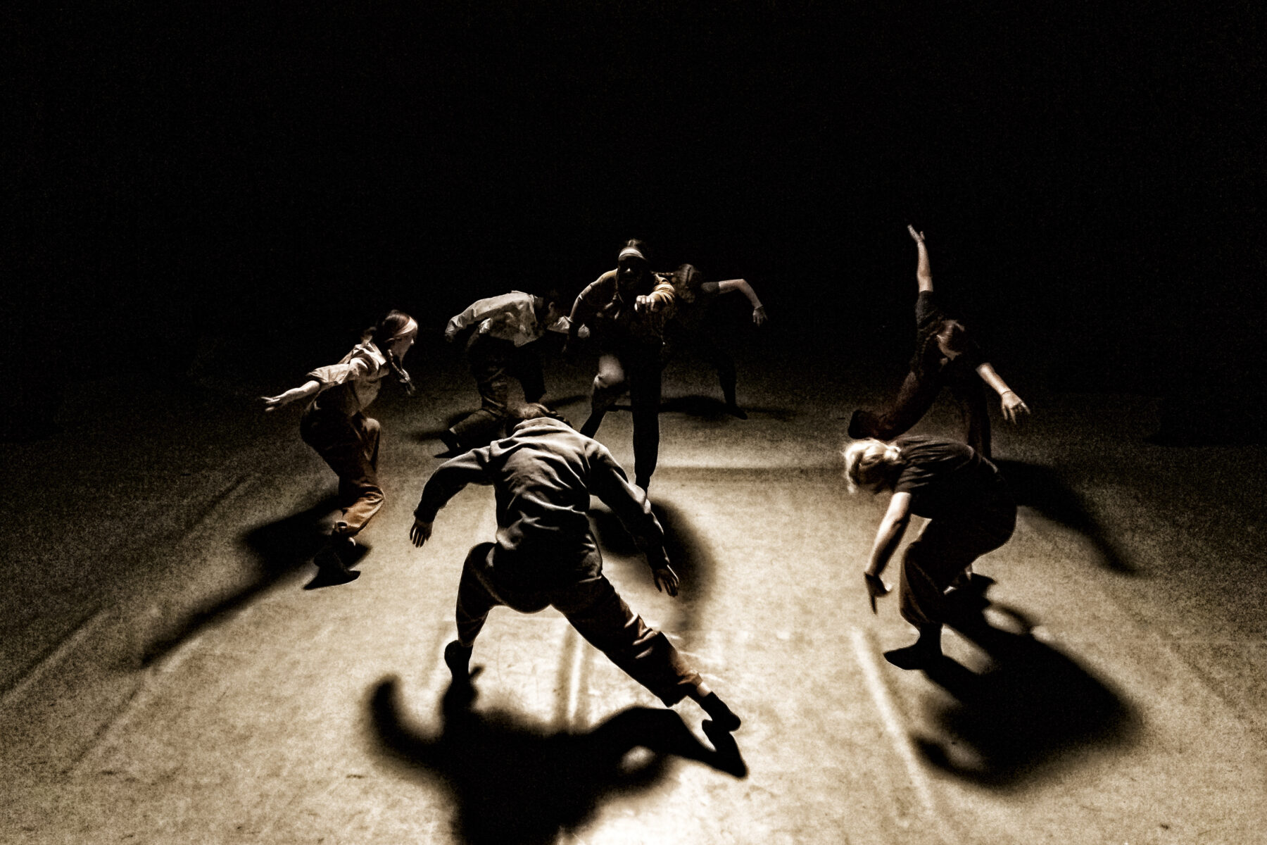 Young people from Creative Youth performing on stage