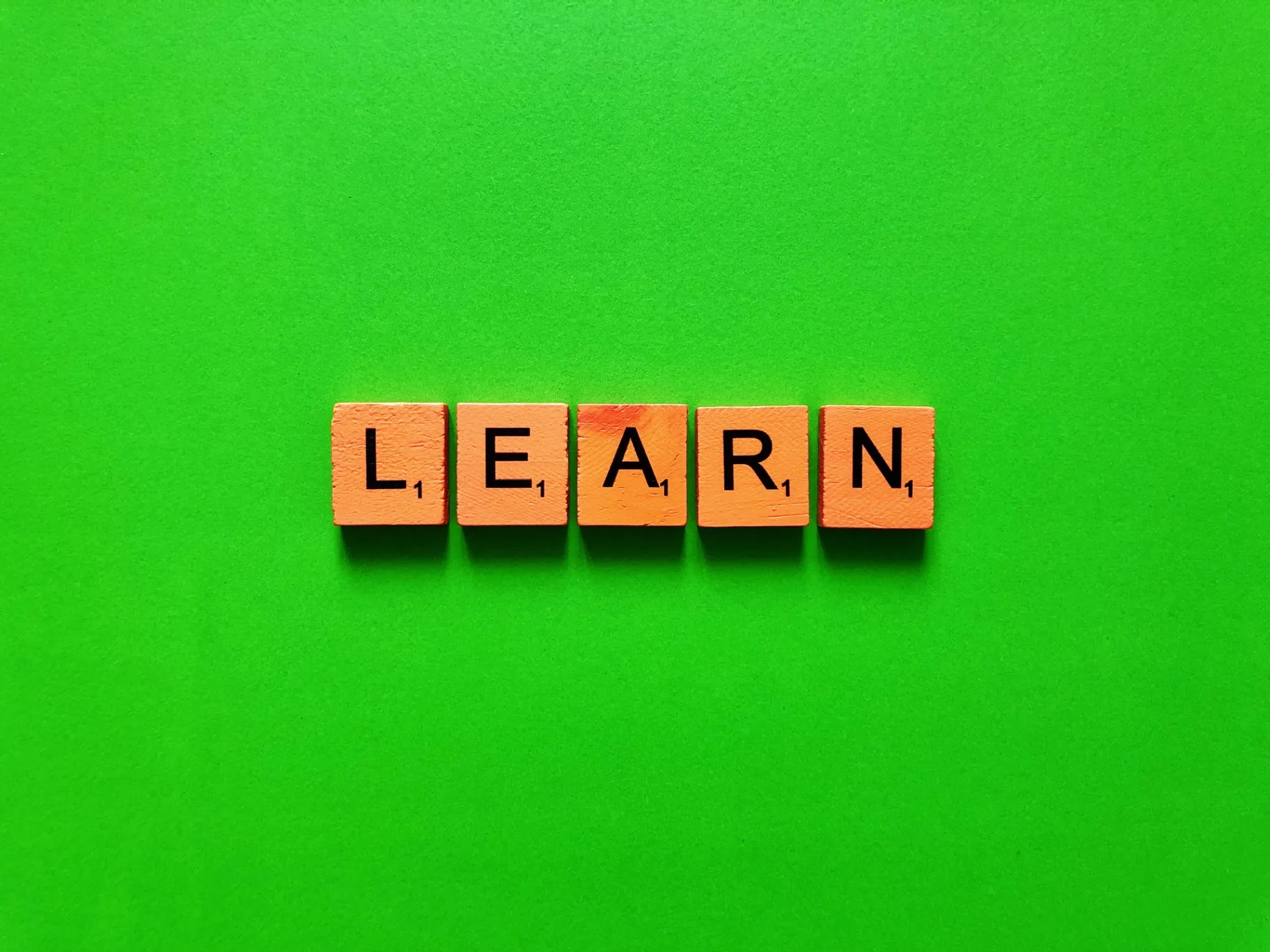 LEARN - Scrabble tiles