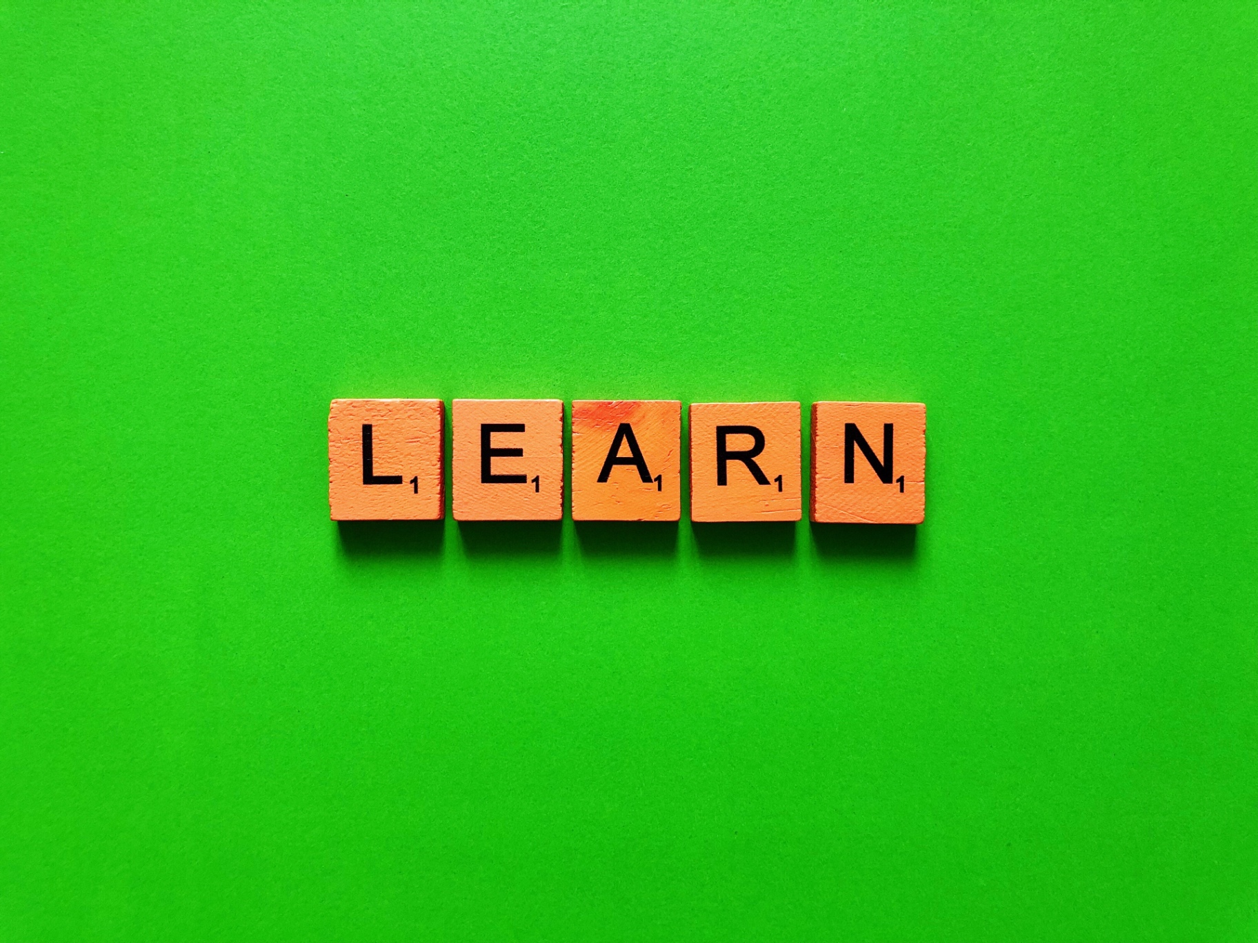 LEARN - Scrabble tiles